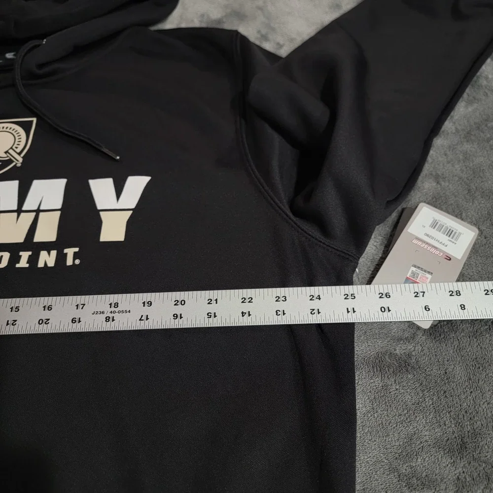Army West Point Black Knights Hoodie Men XL Black Colosseum NCAA Sweatshirt NWT